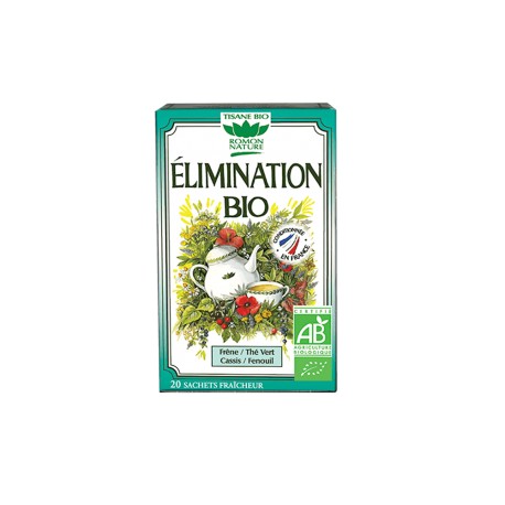 Tisane Elimination Bio - 20 Sachets - Romon nature