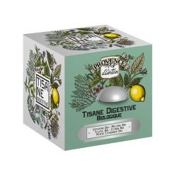 Coffret Tisane Digestive Bio - Provence d'Antan - Boîte Métal 24 Sachets