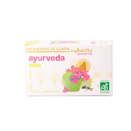 Ayurveda Vata, Infusettes Bio 40g-Les Jardins de Gaia