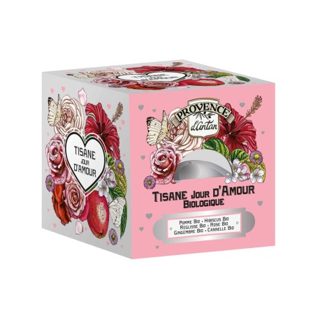 Tisane Jour d'Amour Bio - Provence d'Antan - Recharge 24 Sachets