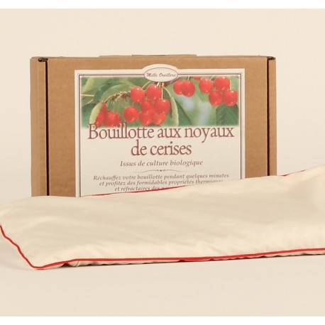 Bouillotte aux noyaux de cerises bio - Mille Oreillers