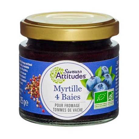 Myrtille 4 Baies Bio - 125gr - Saveurs Attitudes