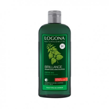 Shampoing Brillance à l'Ortie Bio - 250ml - Logona