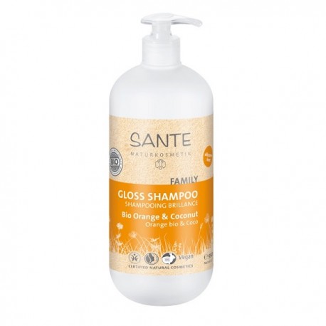 Shampooing Brillance Bio Orange et Coconut - 950ml - Santé Naturkosmetik