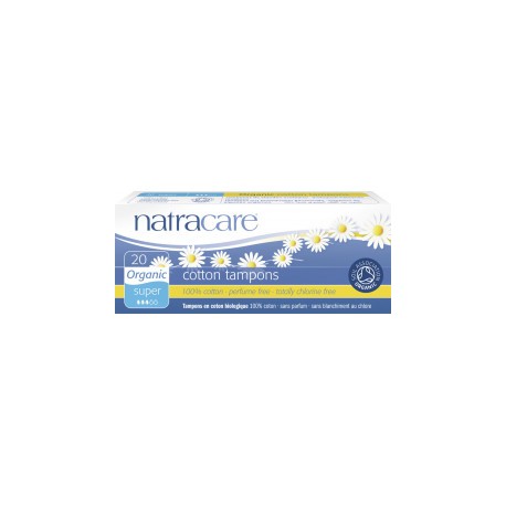 Cotton Tampons Super - 20 pièces - Natracare