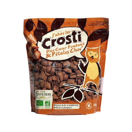 Crosti Duo Coeur Fondant & Pétales Choc' - 500g - Joseph Favrichon