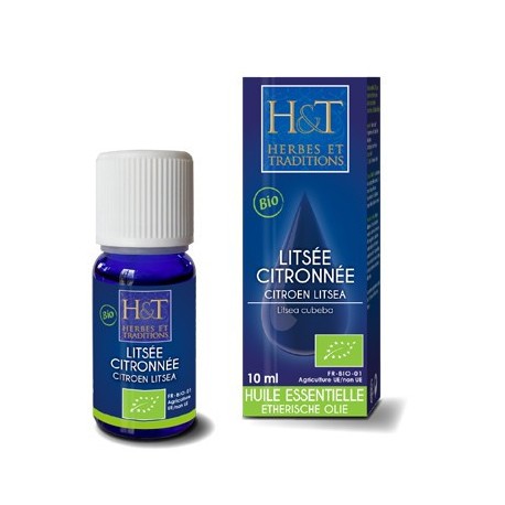 Huile Essentielle Litsée Citronnée Bio - 10ml - Herbes et Tradition