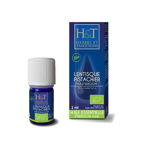 Huile Essentielle de Lentisque Bio - 2ml - Herbes et Traditions