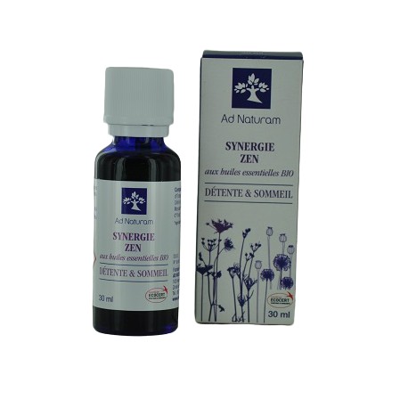 Mélange Huiles Essentielles Synergie Zen - 30ml - Ad Naturam