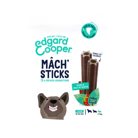 Mach Sticks Fraise Petit Chien - 105g - Edgard Cooper