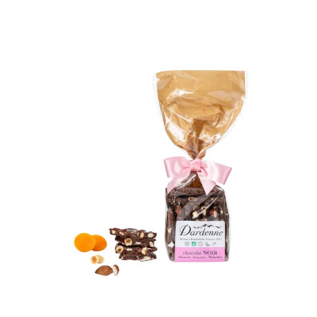 Croquant Chocolat Noir Abricots - 180 g - Dardenne