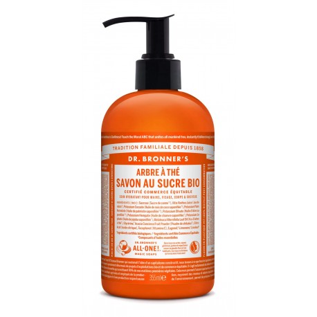 Savon Sucre Arbre à Thé - 355ml - Dr Bronner's