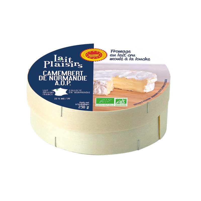 Camembert De Normandie AOP - 250g - Lait Plaisirs