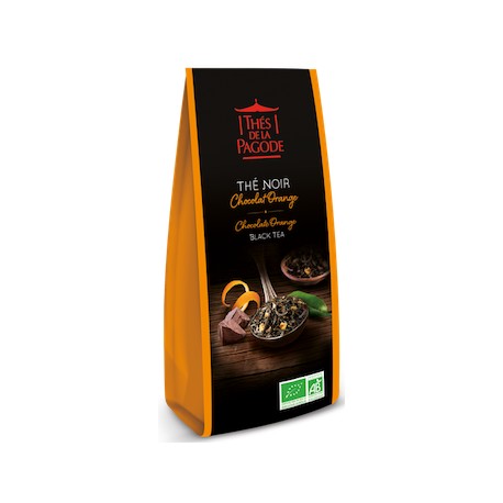 Thé Noir Chocolat Orange - 100g - Thés de la Pagode