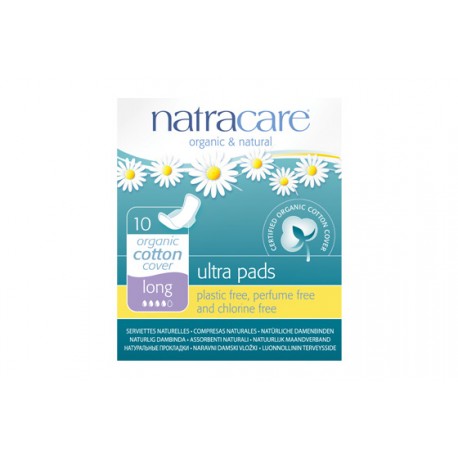 Serviettes Ultra Long Ailettes - x10 - Natracare