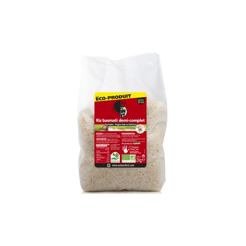 Riz Long Blanc Basmati bio - Bonneterre