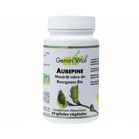 Gemm'Vital Aubepine Bio - 60 Gelules - Vit'All+