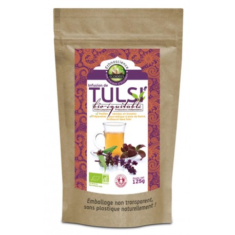 Infusion de Tulsi Bio - 125g - Écoidées