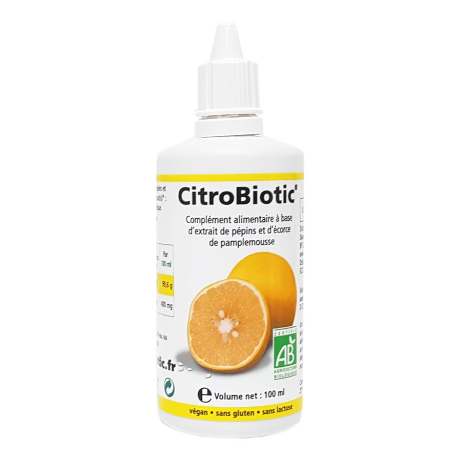 Citrobiotic Bio - Extrait Pépin de Pamplemousse, 250ml