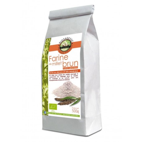 Farine De Millet Brun - 500g - Écoidées