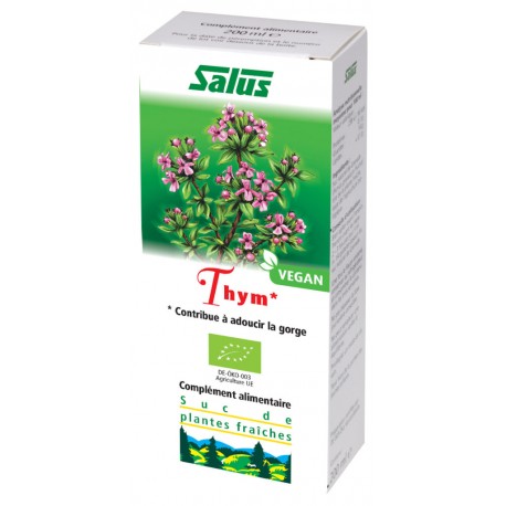 Suc de Plante Fraîche Thym - 200ml - Salus