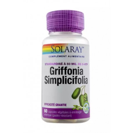 Griffonia Simplicifolia - 60 Capsules Végétales - Solaray