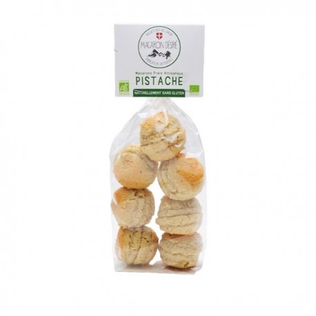 Macarons Bio Pistache - 150g - Biscuits Bio Des Savoie