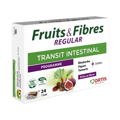 Fruits & Fibres Regular - 24 Cubes - Ortis