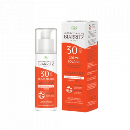 Alga Maris Crème Solaire 30+ Visage - 50ml - Laboratoires de Biarritz