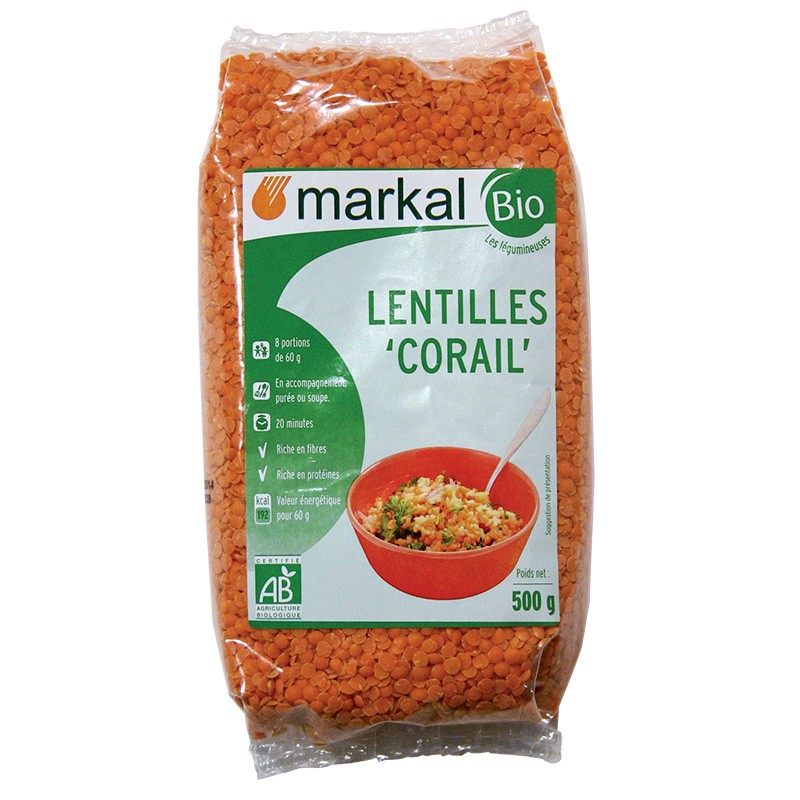 TRIO DE LENTILLES 500G - Priméal