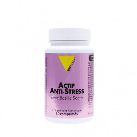 Actif Anti Stress - 30 Comprimés - Vit'all+