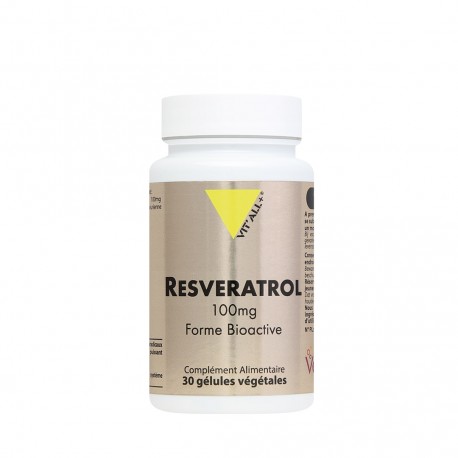 Resvératrol 100mg - 30 Gélules - Vit'all+