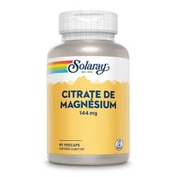 Citrate de Magnésium 144mg - 90 Végcaps - Solaray