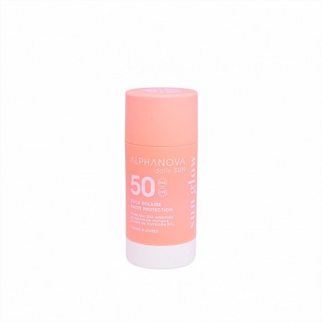 Stick Solaire Visage Haute Protection SPF50+ Daily Sun - 15g - Alphanova