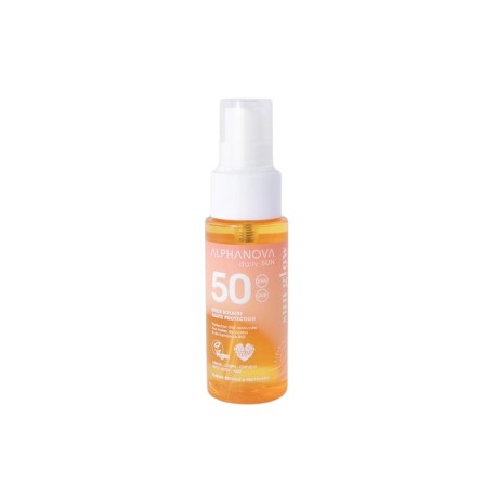 Huile Solaire Haute Protection SPF50 - 50ml - Alphanova