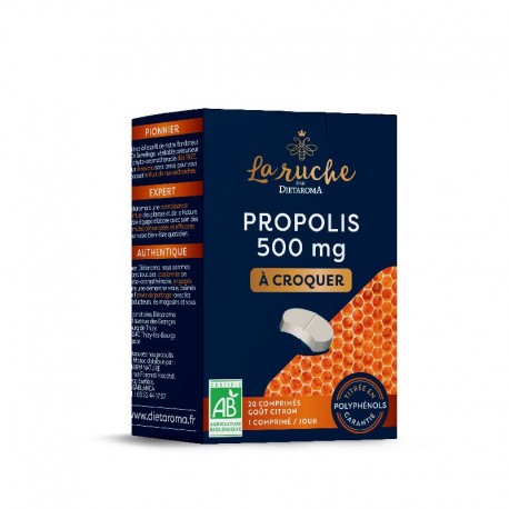 Propolis 500mg à Croquer - 20 Comprimés - Dietaroma