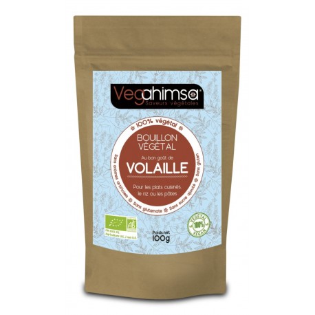 Bouillon Végétal Saveur Volaille Vegahimsa - 100g - Ecoidées