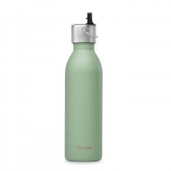 Bouteille Isotherme Active Bouchon Sport Matt Vert Tilleul - 600ml - Qwetch