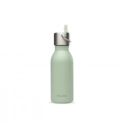 Bouteille Isotherme Kids Matt Vert Tilleul - 350ml - Qwetch