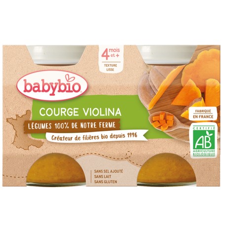 Petit Pot Courge Violina - 260g - Babybio