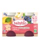 Petits Pots Pommes Myrtilles - 2x130g - Babybio