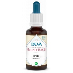 Fleur de Bach Houx Holly - 30ml - Deva