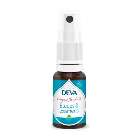 Composé Floral Bach Études et Examens - 15ml - Deva