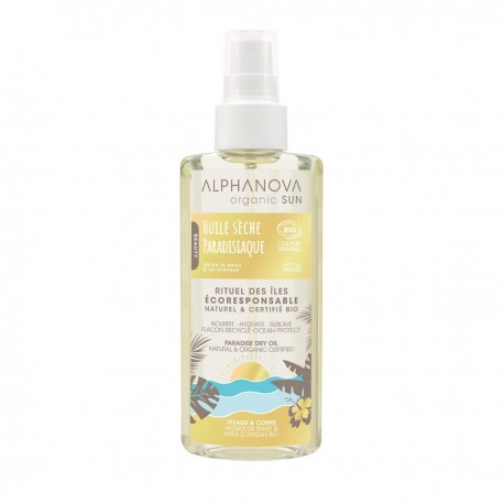 Huile Sèche Paradisiaque Bio Après-Soleil - 125g - Alphanova