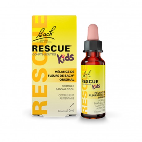 Rescue® Kids Fleurs de Bach - Compte-gouttes 10ml - Laboratoire Famadem