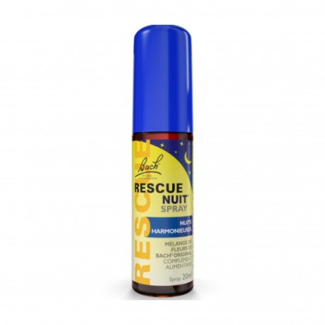 Rescue® Fleurs de Bach Nuits - Spray 20ml - Laboratoire Famadem