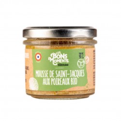 Mousse De St Jacques Aux Poireaux - 90g - La Sablaise