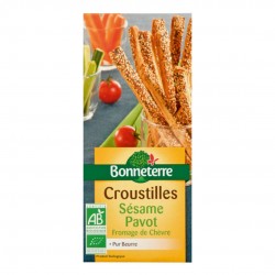 Croustilles Sésame Pavot Bio - 100g - Bonneterre