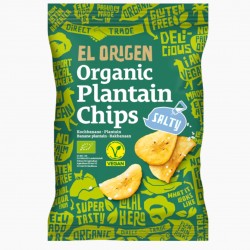 Chips Banane Plantain au Sel - 80g - El Origen