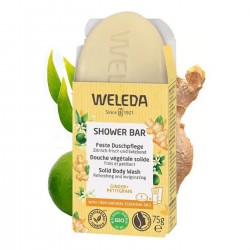 Douche Végétale Solide Gingembre & Petitgrain - 75g - Weleda